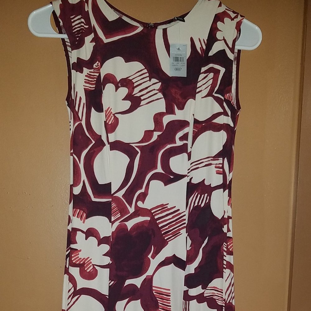 $149 ANN TAYLOR 00-PETITE MULTI COLOR DRESS NWT